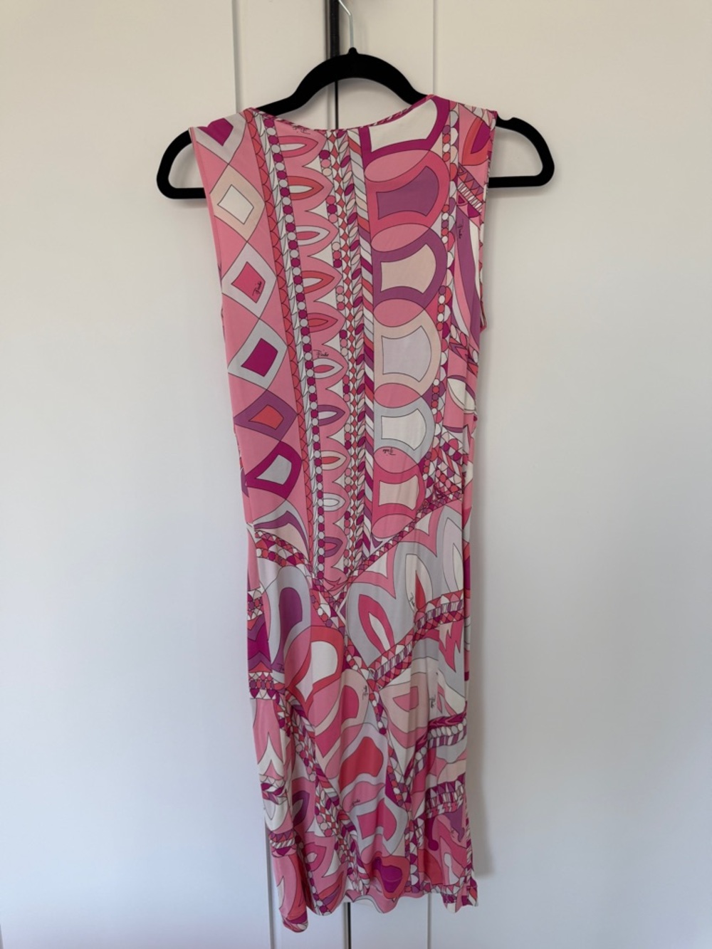 Emilio Pucci Pink Multi-Print Silk Top - Picture 2 of 3